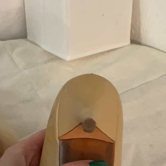 Coach Salma Soft Patent Leather Heels, Size 8B, Tan/Beige - Picture 7 of 13